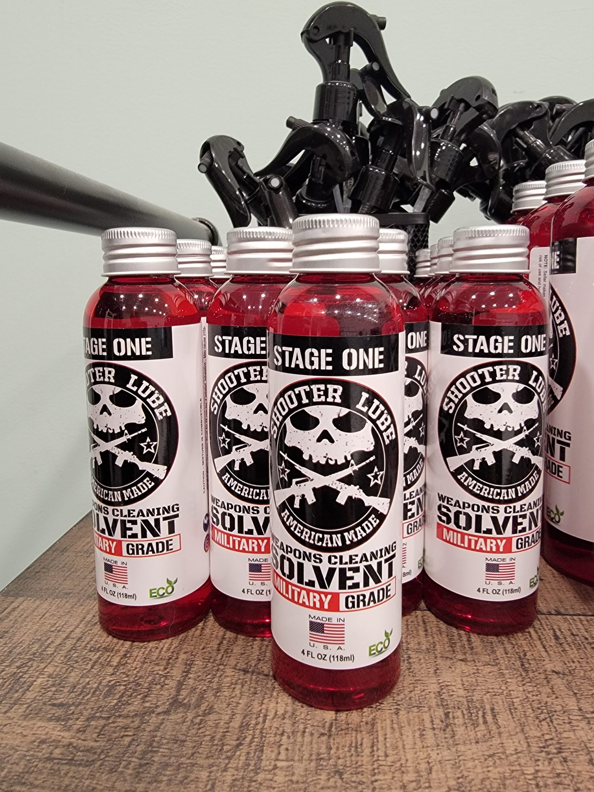 Shooter Lube Stage 1 Solvent 4oz Molon Labe Firearm Trainers